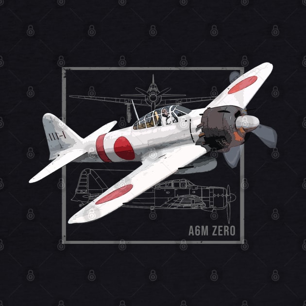 A6M Zero | Japanese WW2 Fighter Plane by Jose Luiz Filho